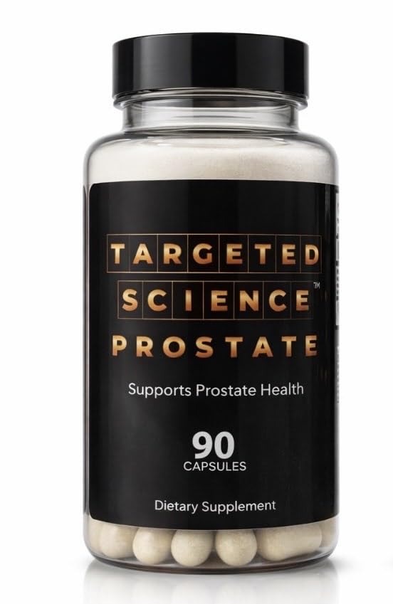 Targeted Science Prostate Health Supplement for Men – Urinary & Bladder Support Capsule, 90 Count