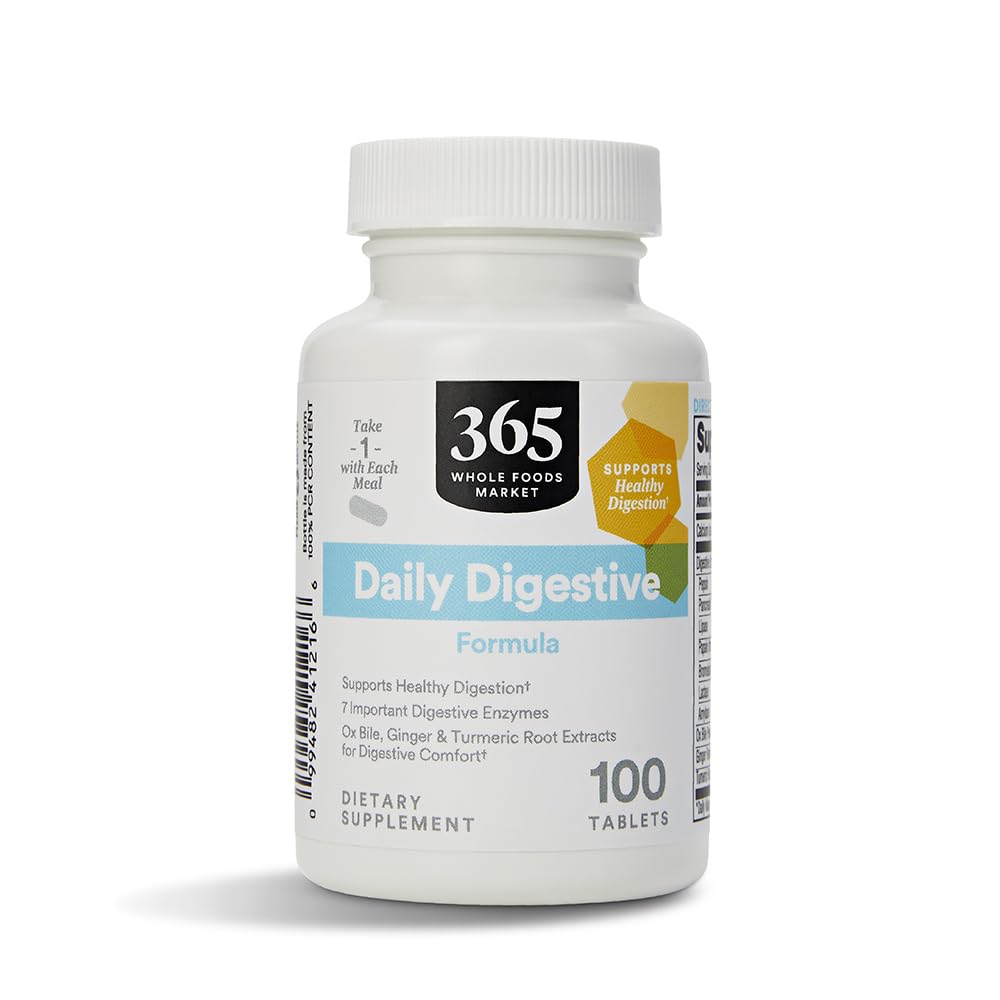365 by Whole Foods Market Digestive Daily Formula 100 Tablets