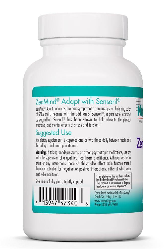 Allergy Research Group ZenMind Adapt Capsules, 60 Capsules