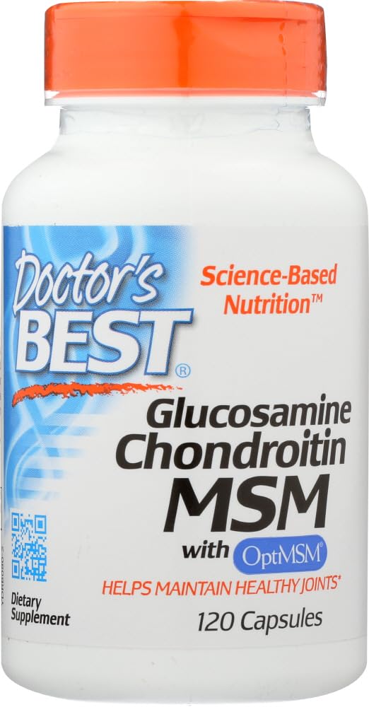 Doctor's BEST Glucosamine/Chondroitin/MSM Capsules, 120 Count