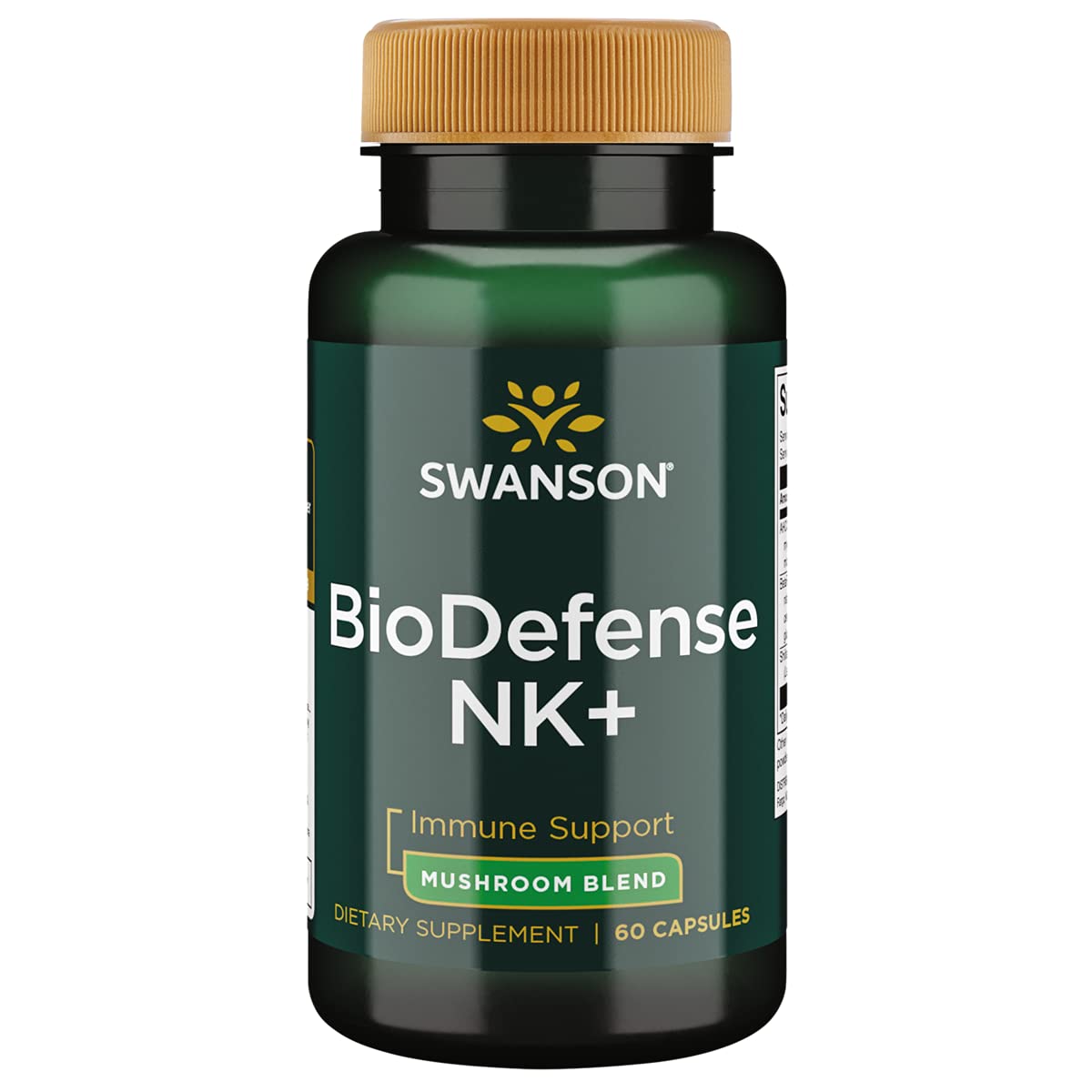 Swanson ULT BIODEFENSE NK+ Mushroom Blend Capsule, 60 Count