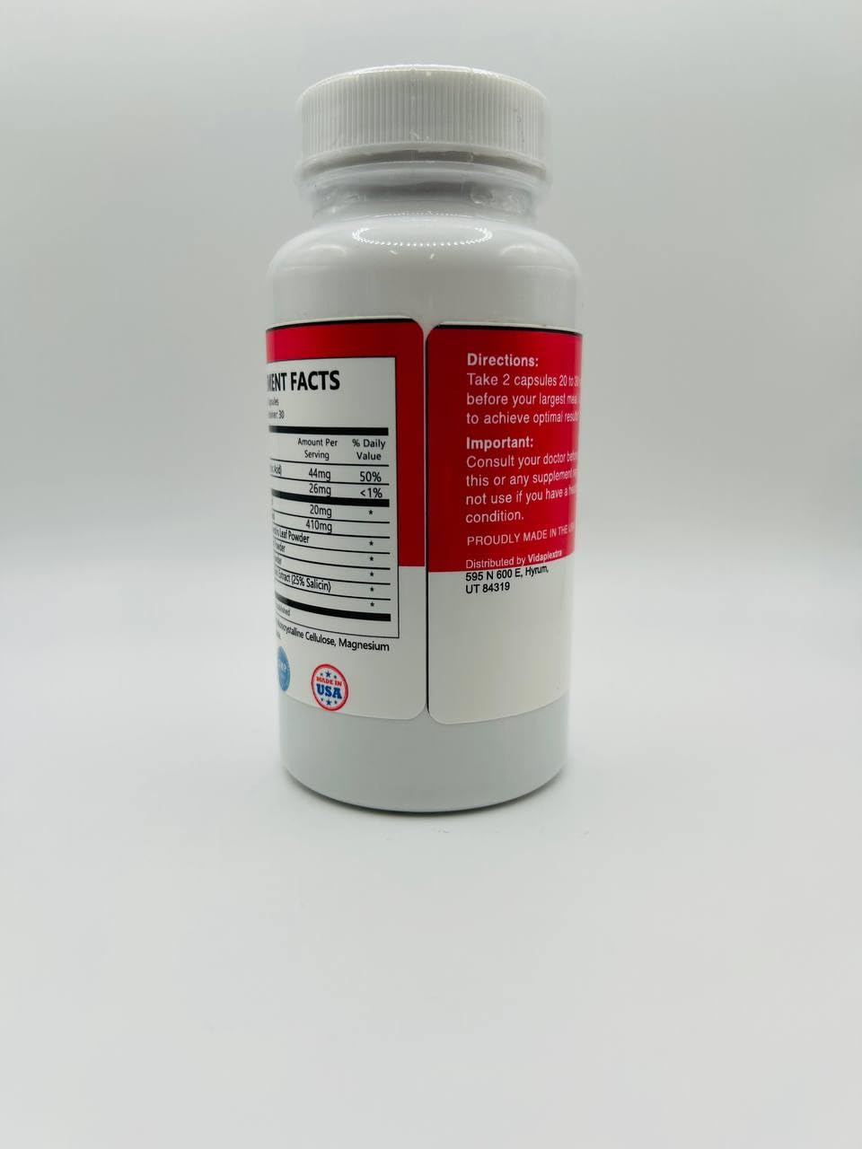 VIDAPLEXTRA Gluco Bio Capsules 120 Capsules