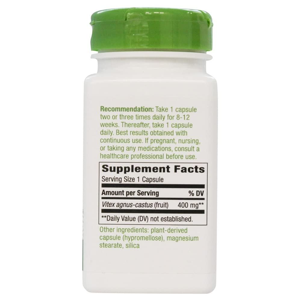 Nature's Way Vitex Fruit Capsule 1 Count
