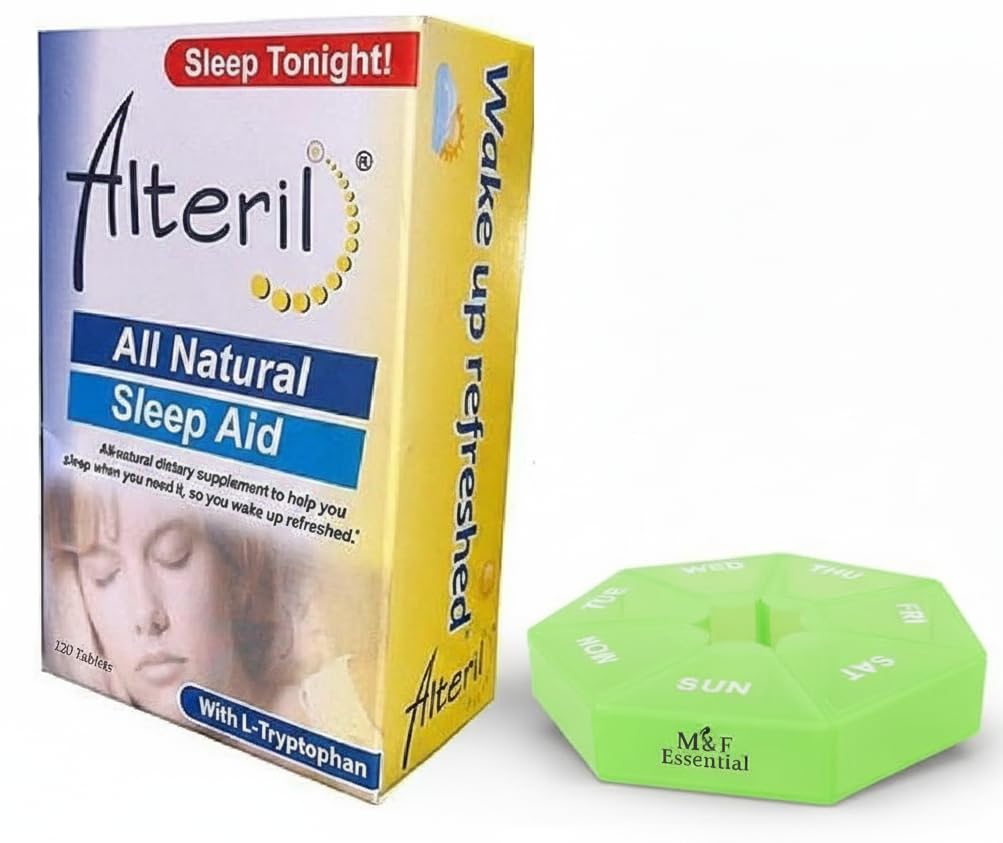 M&F Essential Alteril Sleep Aid Tablet 120 Count