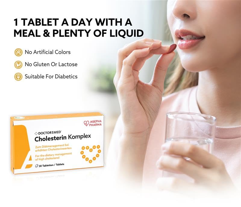 DOCTORSMED Cholesterin Komplex Tablets, 30 Count