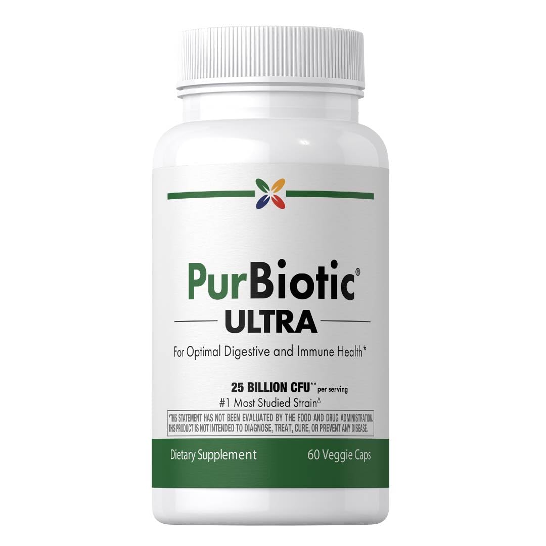 Stop Aging Now PurBiotic Probiotics for Men and Women Capsules, 60 Count