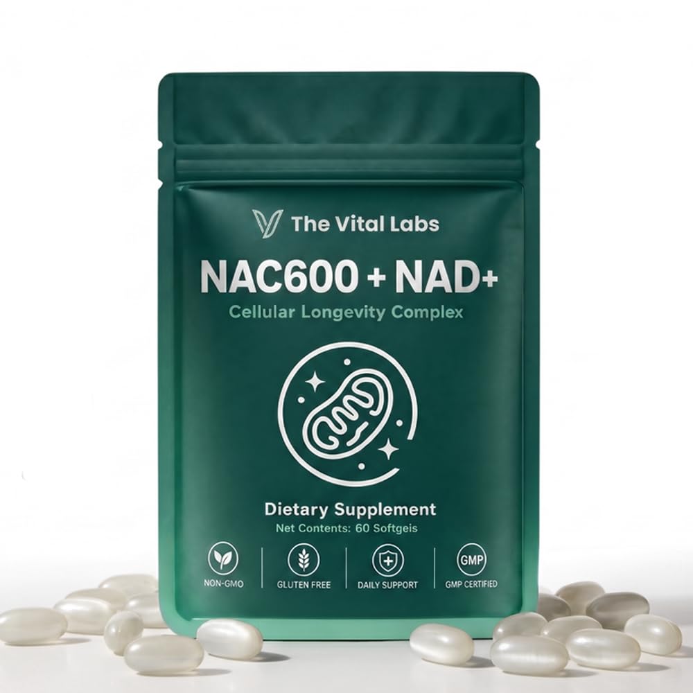 Generic The Vital Labs NAC600 & NAD Daily Complex Capsule 1