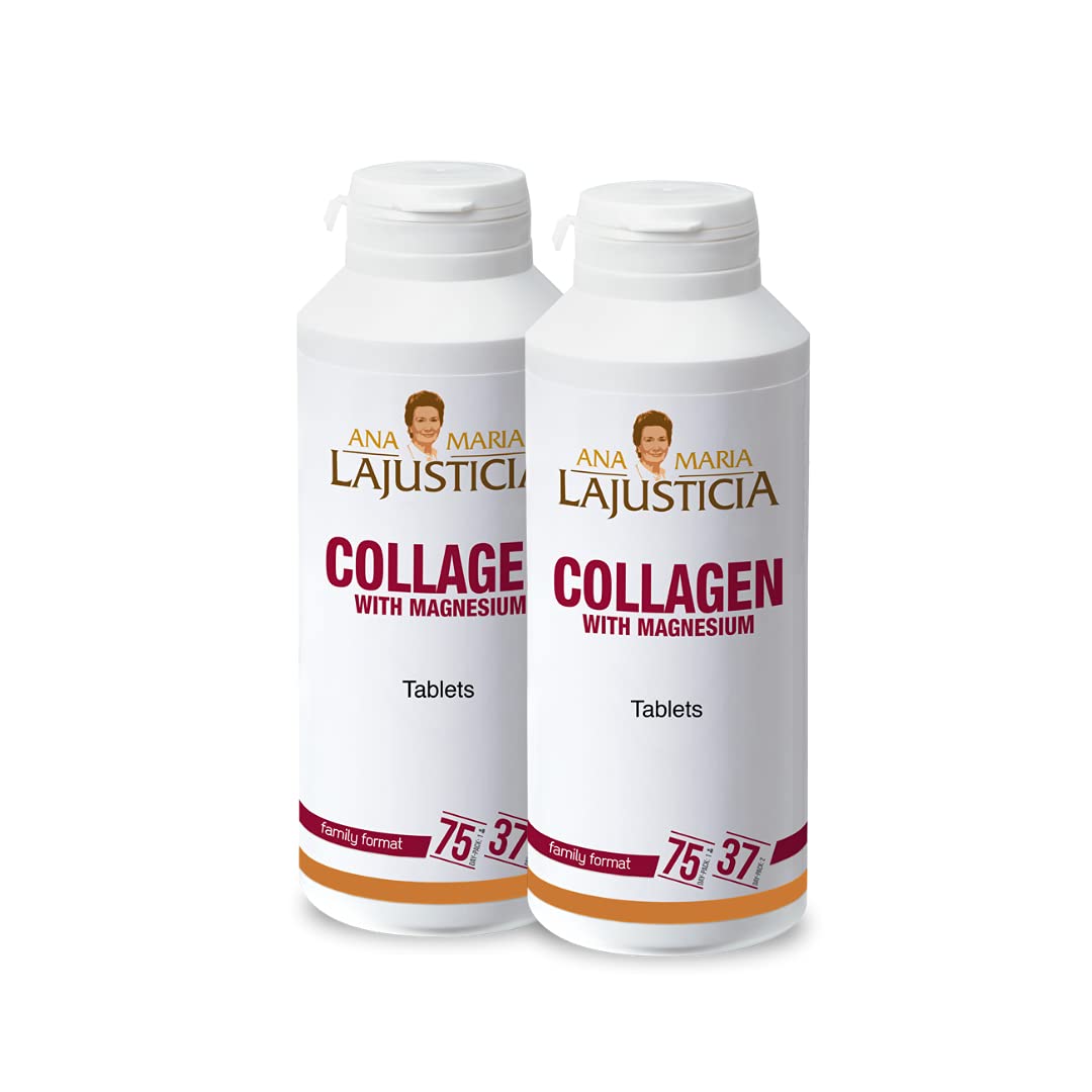 Ana María Lajusticia Collagen with Magnesium Tablets, 450 Count (Pack of 2)