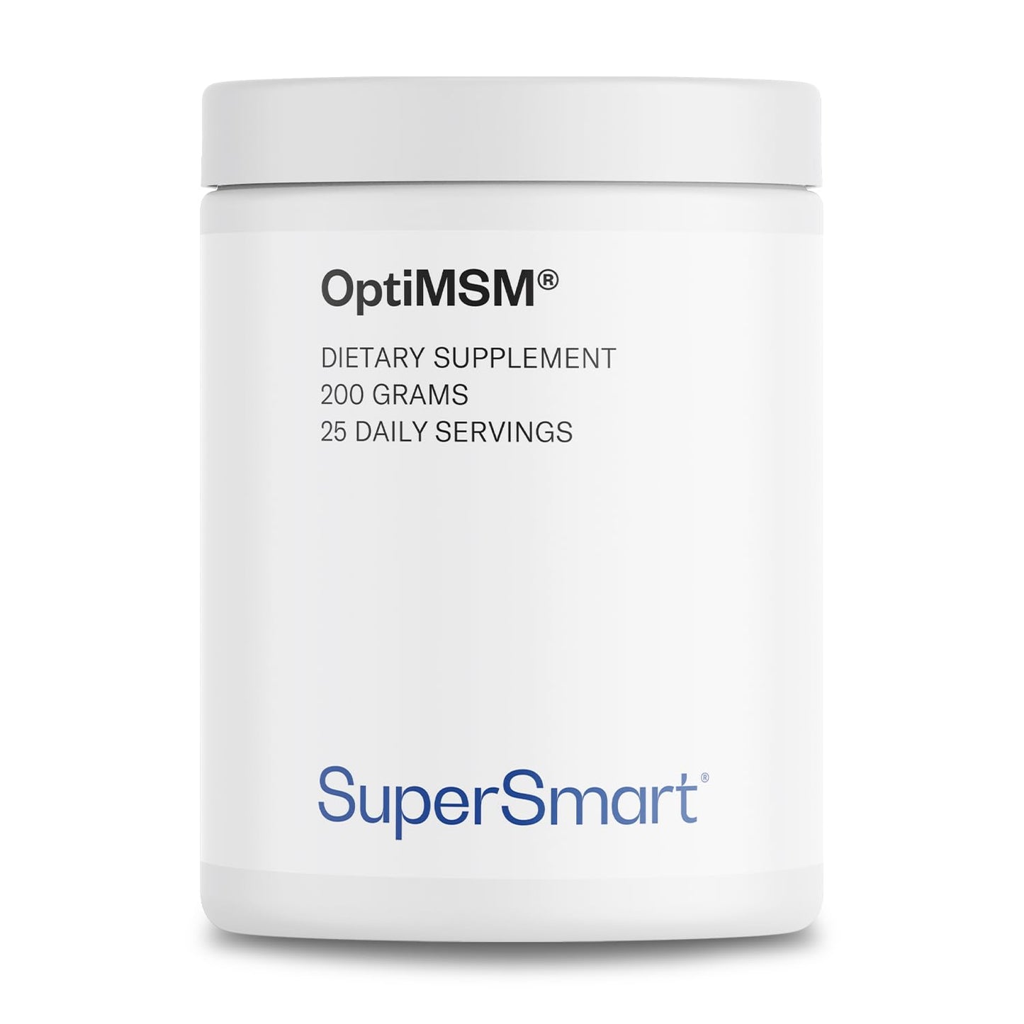 Supersmart OptiMSM (Methyl-Sulfonyl-Methane) - Patented High Purity Formula Powder 7.0548