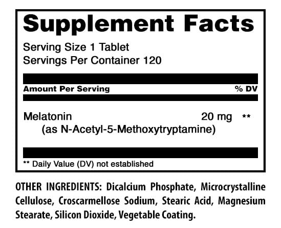 Amazing Nutrition Melatonin Supplement Capsule 120 Count