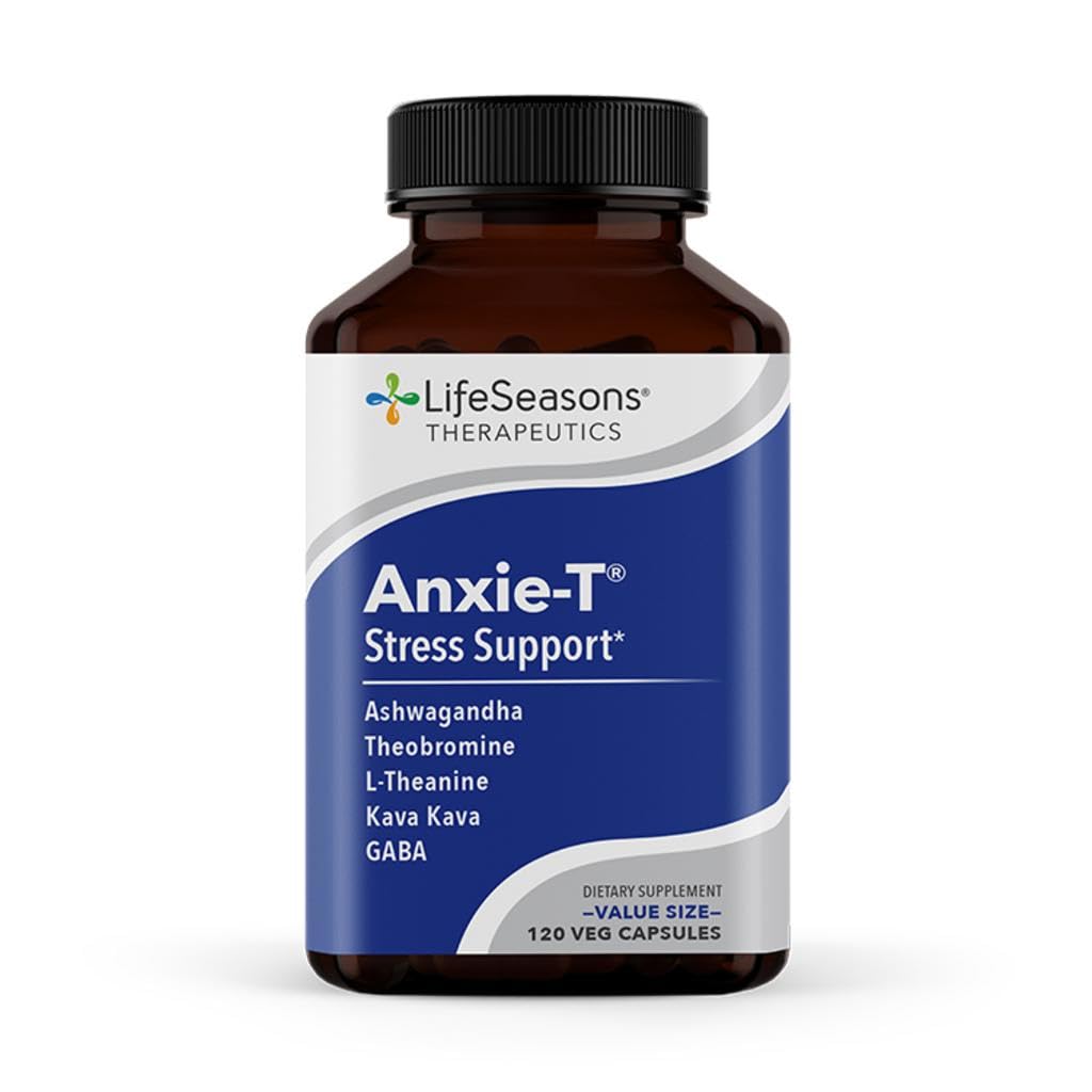 LifeSeasons Anxie-T Stress Relief Supplement 120 Capsules