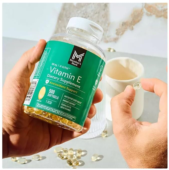 Generic Vitamin E Softgels 500 Count