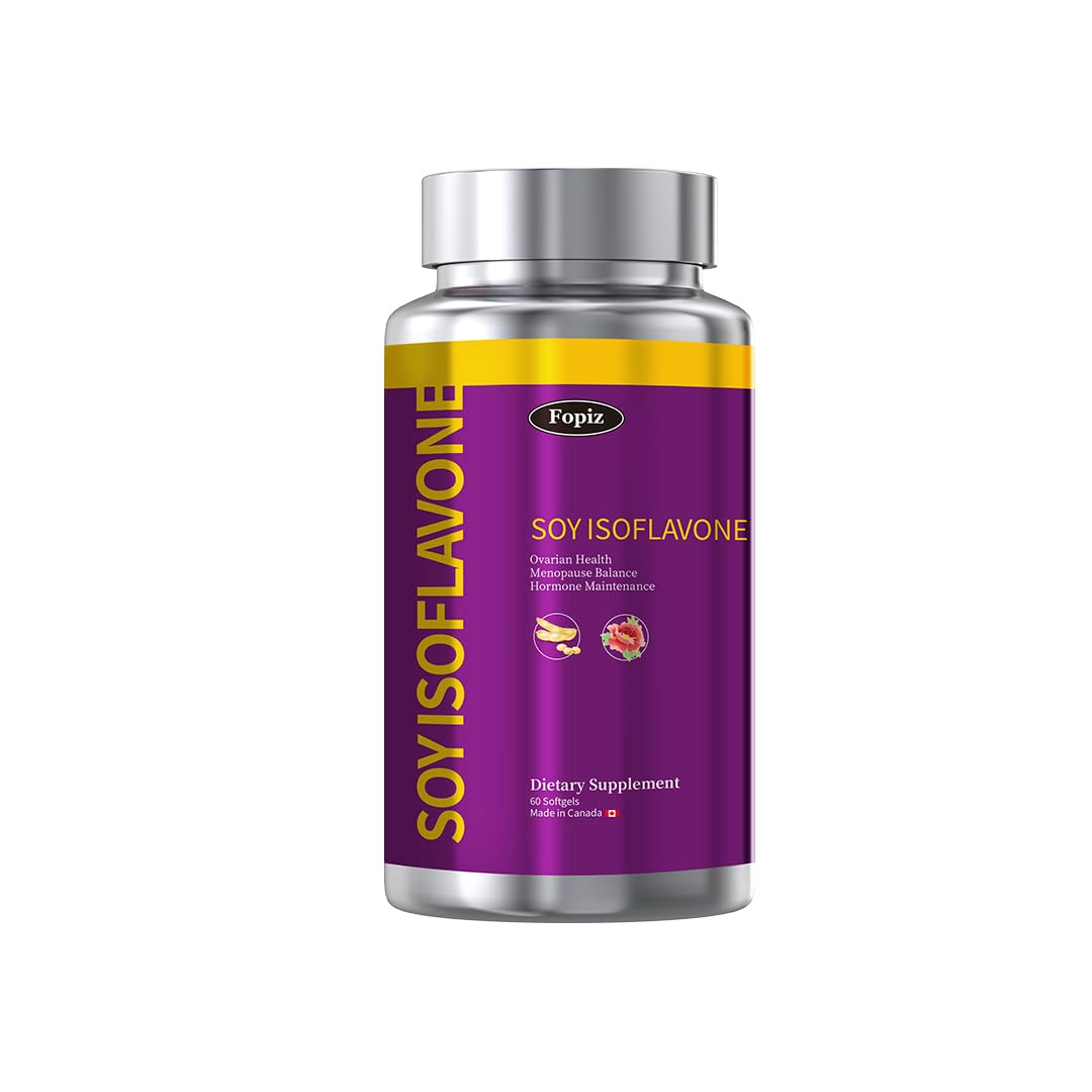 FOPIZ Soy Isoflavones Softgels 60-count