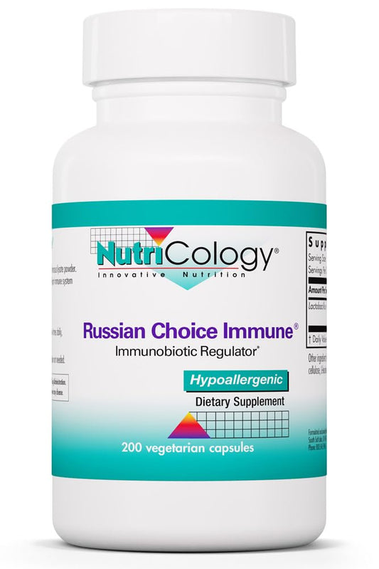 Allergy Research Group Nutricology ImmunoBiotic Pro Supplement Lactobacillus Rhamnosus Lysate Powder 75mg, Immunobiotic Regulator, Immune Support, Vegetarian Capsules, 200 Capsules