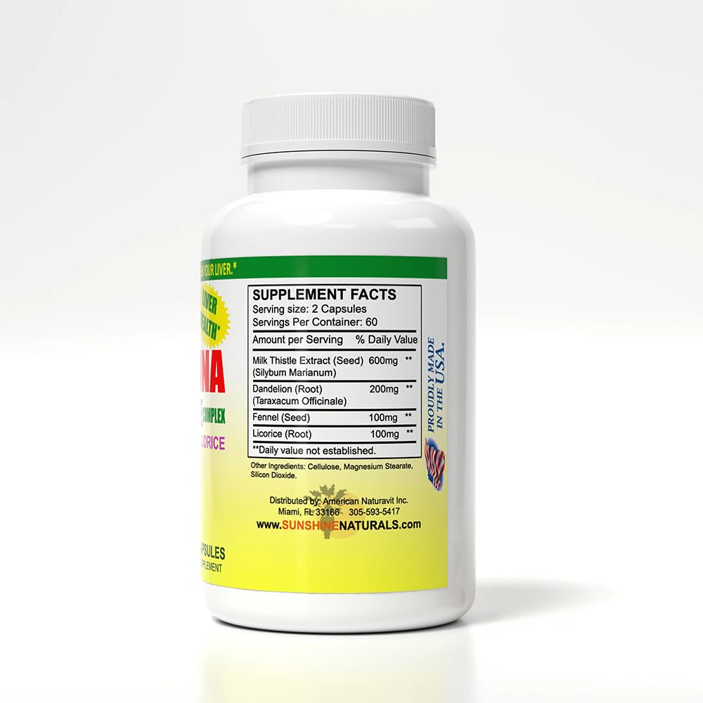 Sunshine Naturals Milk Thistle Complex Capsules 240