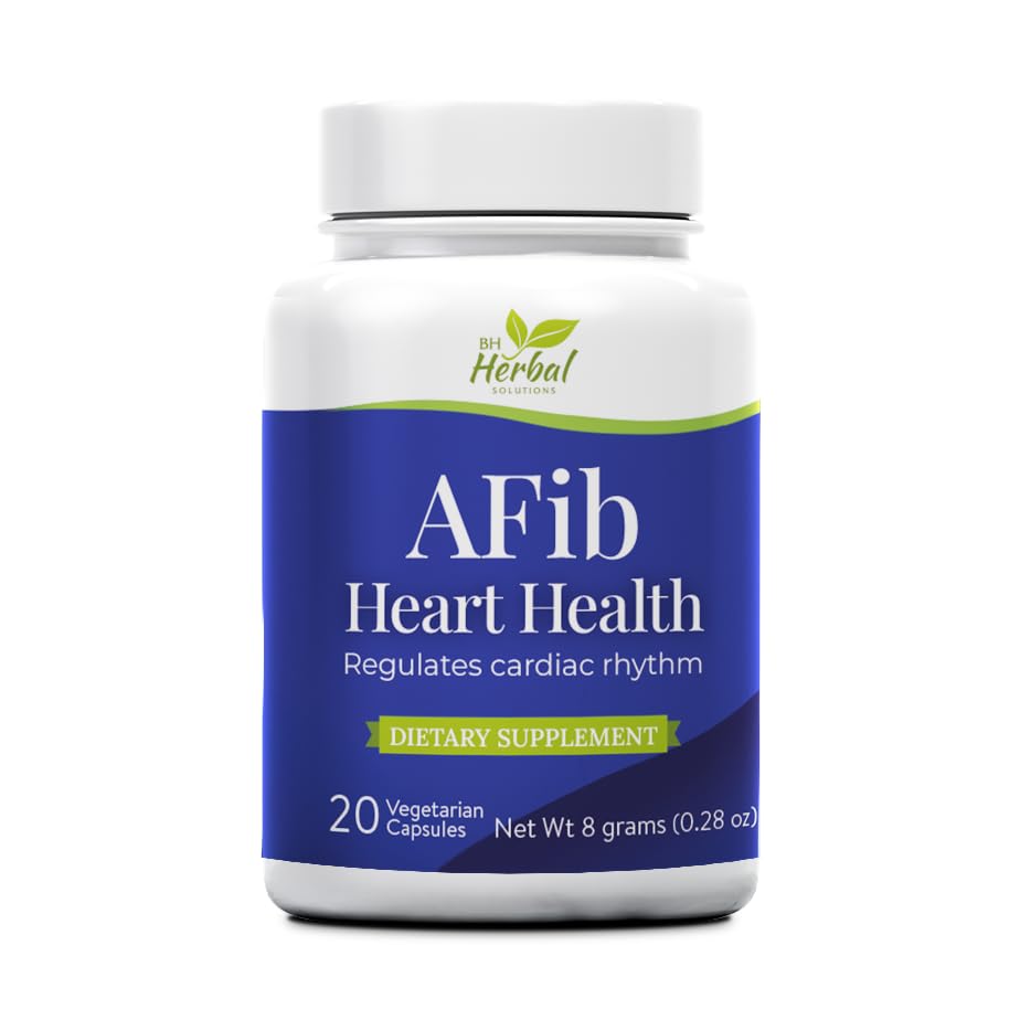 BH Herbal Solutions AFib Heart Health Capsules 20 Count