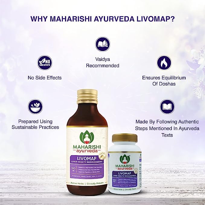 XONA Livomap Tablets for Liver Health Management, 100 Tablets