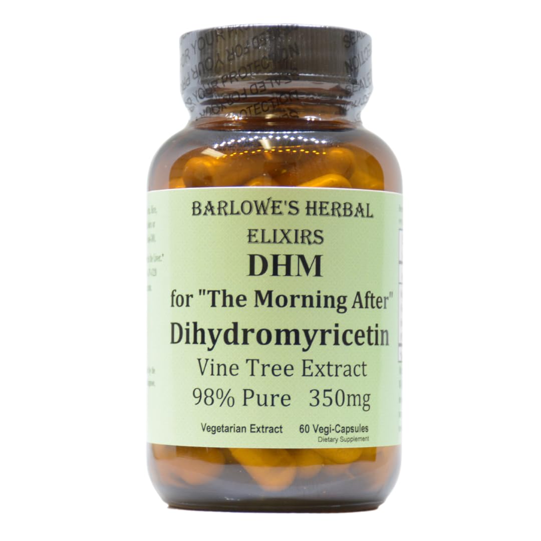 Barlow's Herbal Elixirs Dihydromyricetin (DHM) Capsule, 60 Veggie Capsules