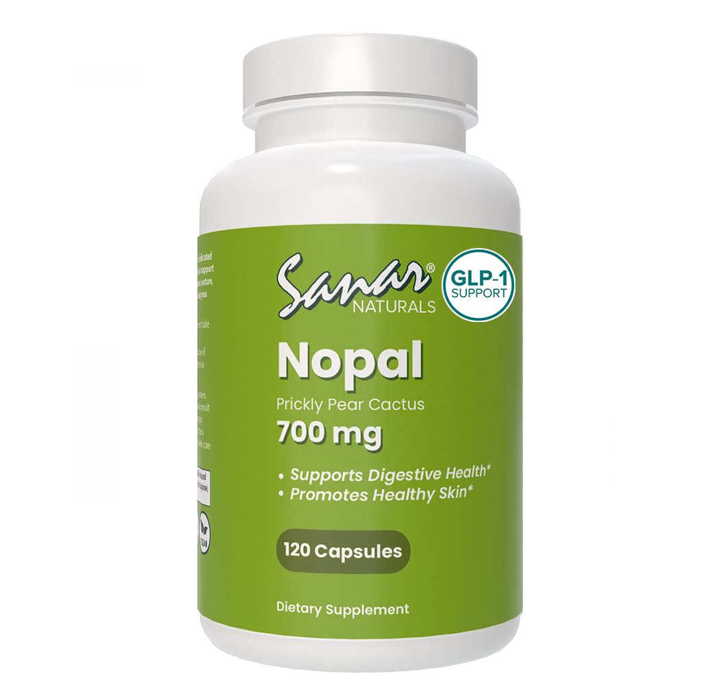 Sanar Naturals Nopal Capsules, 120 Capsules