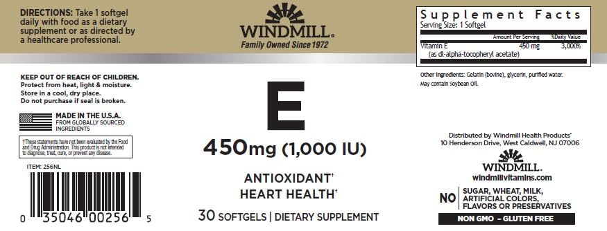 Windmill E-400 Softgels 90 Count