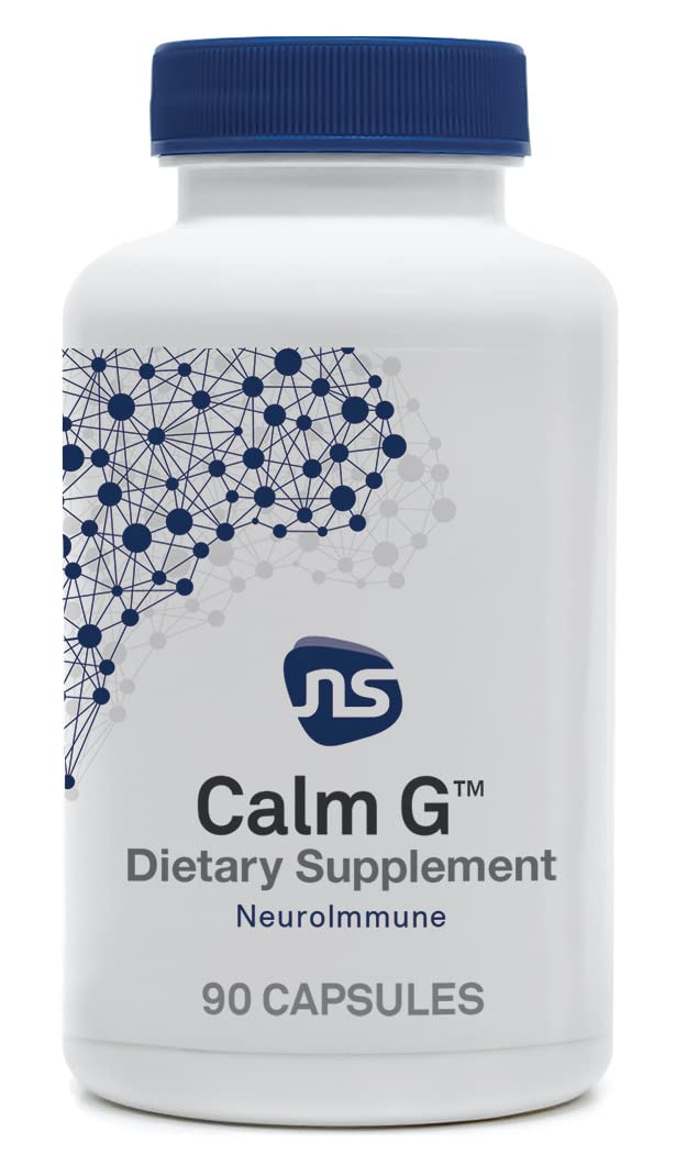 NeuroScience Calm G Immune Support & Calm Aid Supplement, 90 Capsules