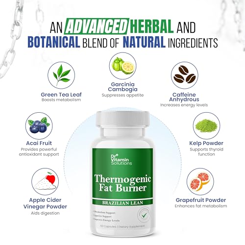 DR VITAMIN SOLUTIONS Thermogenic Fat Burner Brazilian Lean 90 Capsules