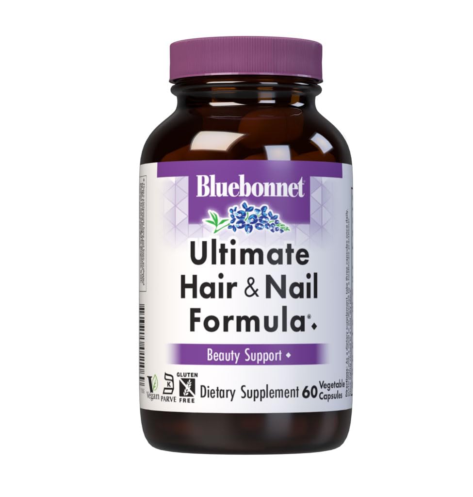 BlueBonnet Ultimate Hair and Nail Formula Capsule, 60 Count