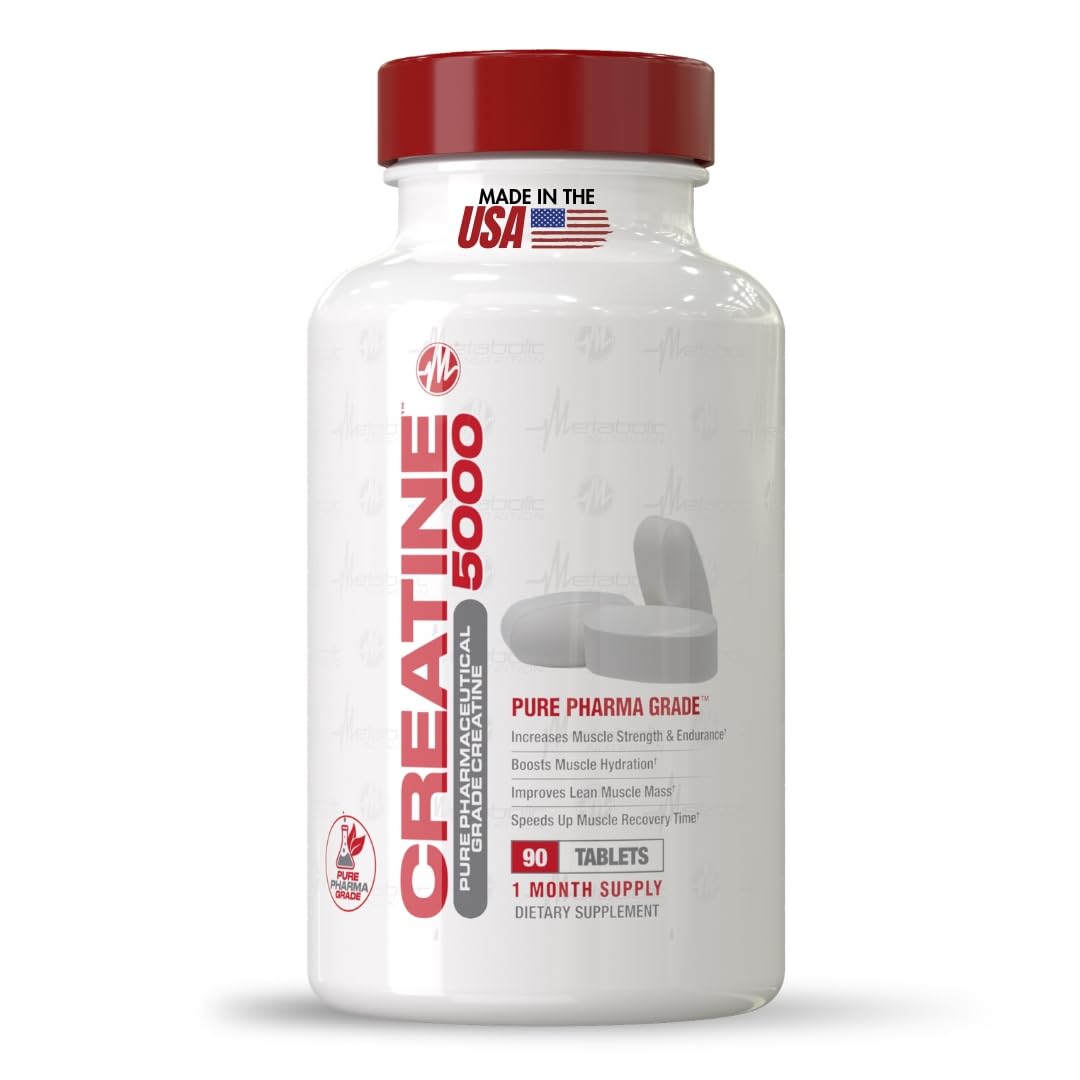 Metabolic Nutrition Creatine Monohydrate Tablets 5000mg, 90 Tablets