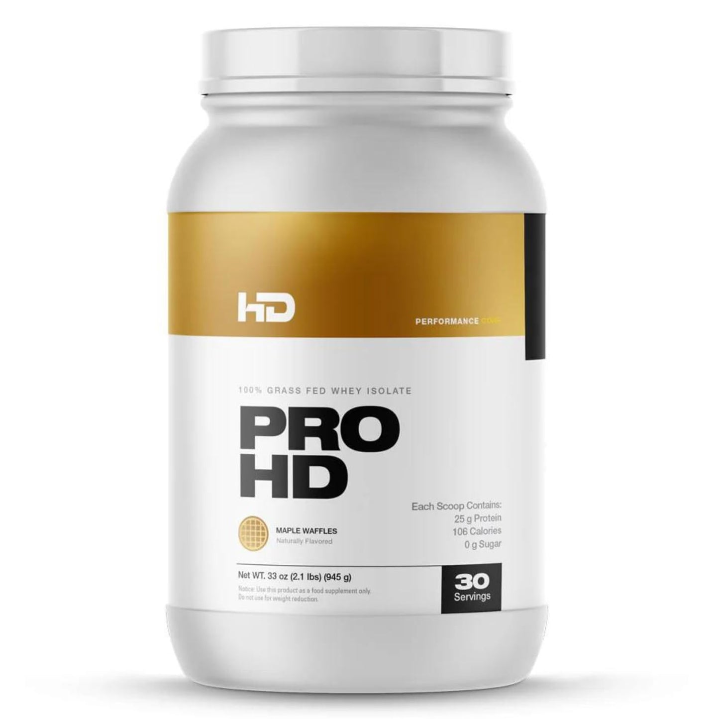 HD MUSCLE ProHD Protein Whey Isolate Powder, 33 Servings