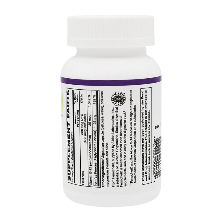 BariatricPal Easy Iron 25mg Capsules, 180 Capsules
