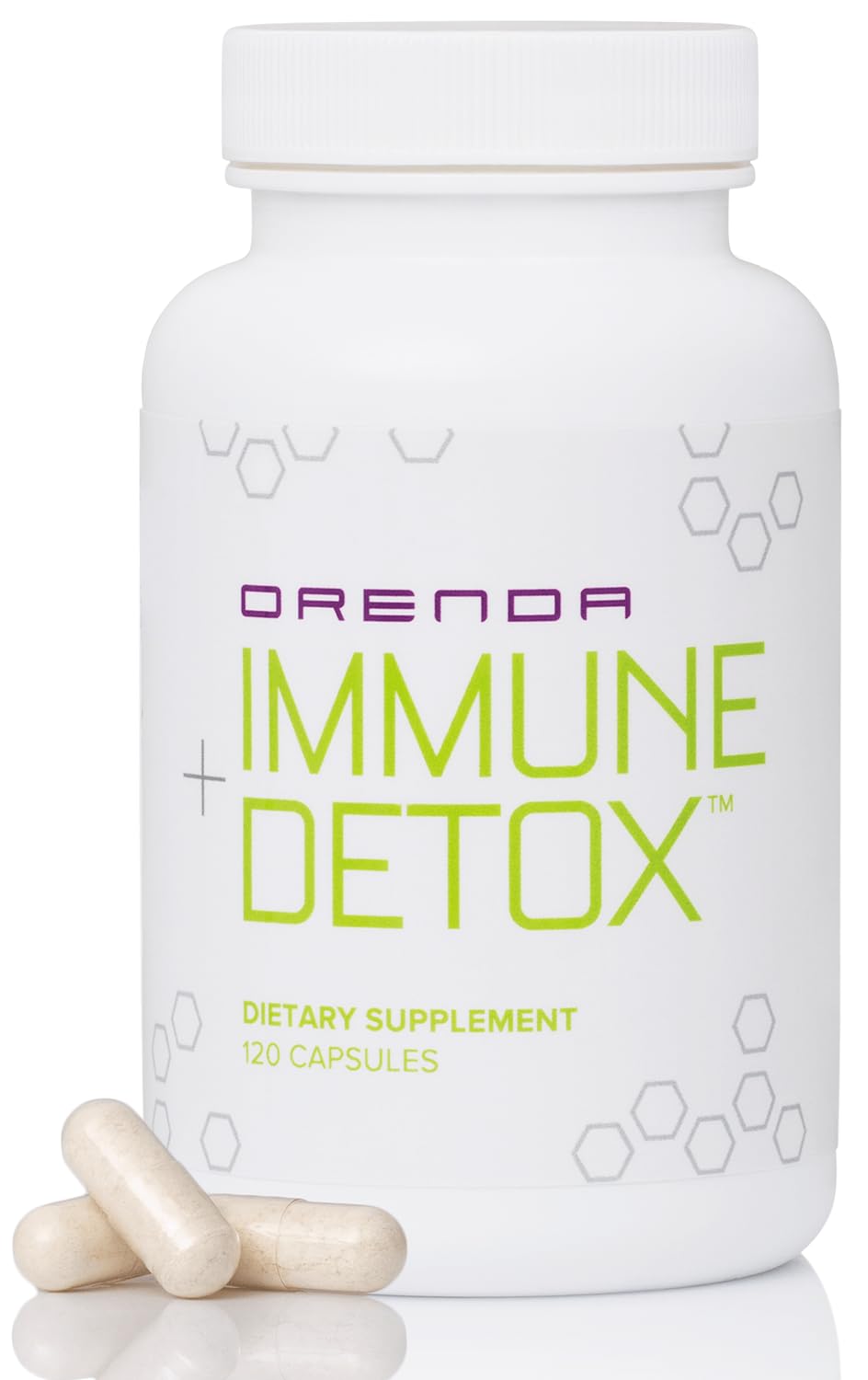 Orenda International Immune + Detox Postbiotic Formula 120 Capsules