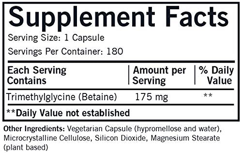 Kirkman TMG 175 mg Capsules, 180 Count
