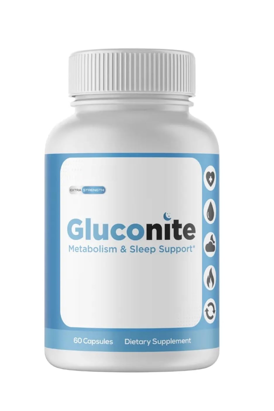 Alpha Pure Gluconite Metabolism and Sleep Support 60 Capsules