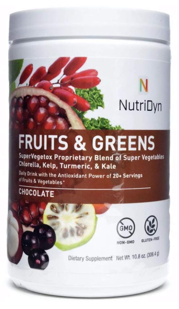 Nutri-Dyn Fruits and Greens Super Vegetox Proprietary Blend of Super Vegetables, Chlorella, Kelp, Turmeric & Kale, Certified Organic Powder 10.8 Ounces
