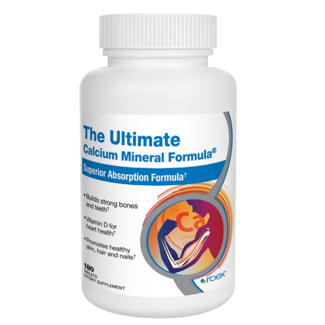 Roex Calcium Mineral Formula Tablets 180 Count