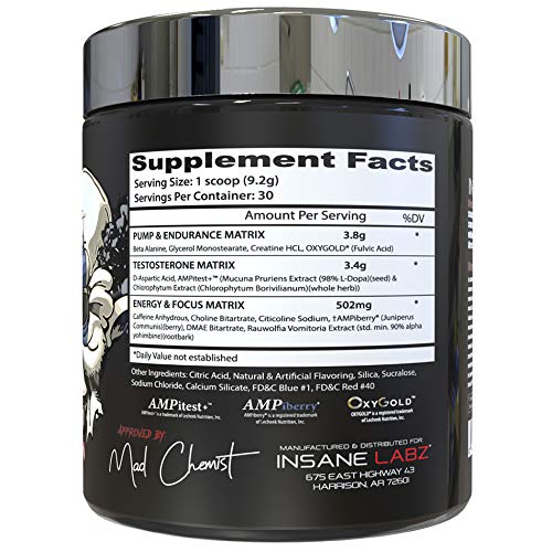 Insane Labz Psychotic Test Powder, 7 oz