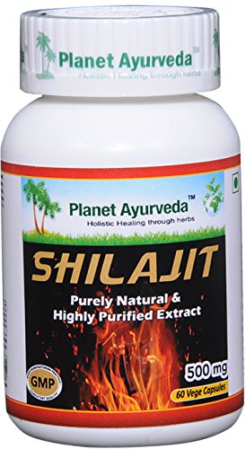 Planet Ayurveda Shilajit Capsules, 2 Bottles