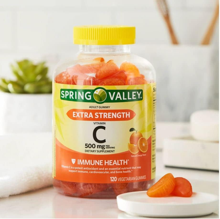 Generic SV Extra Strength Vitamin C 500 mg Vegetarian Gummies, 120 Count