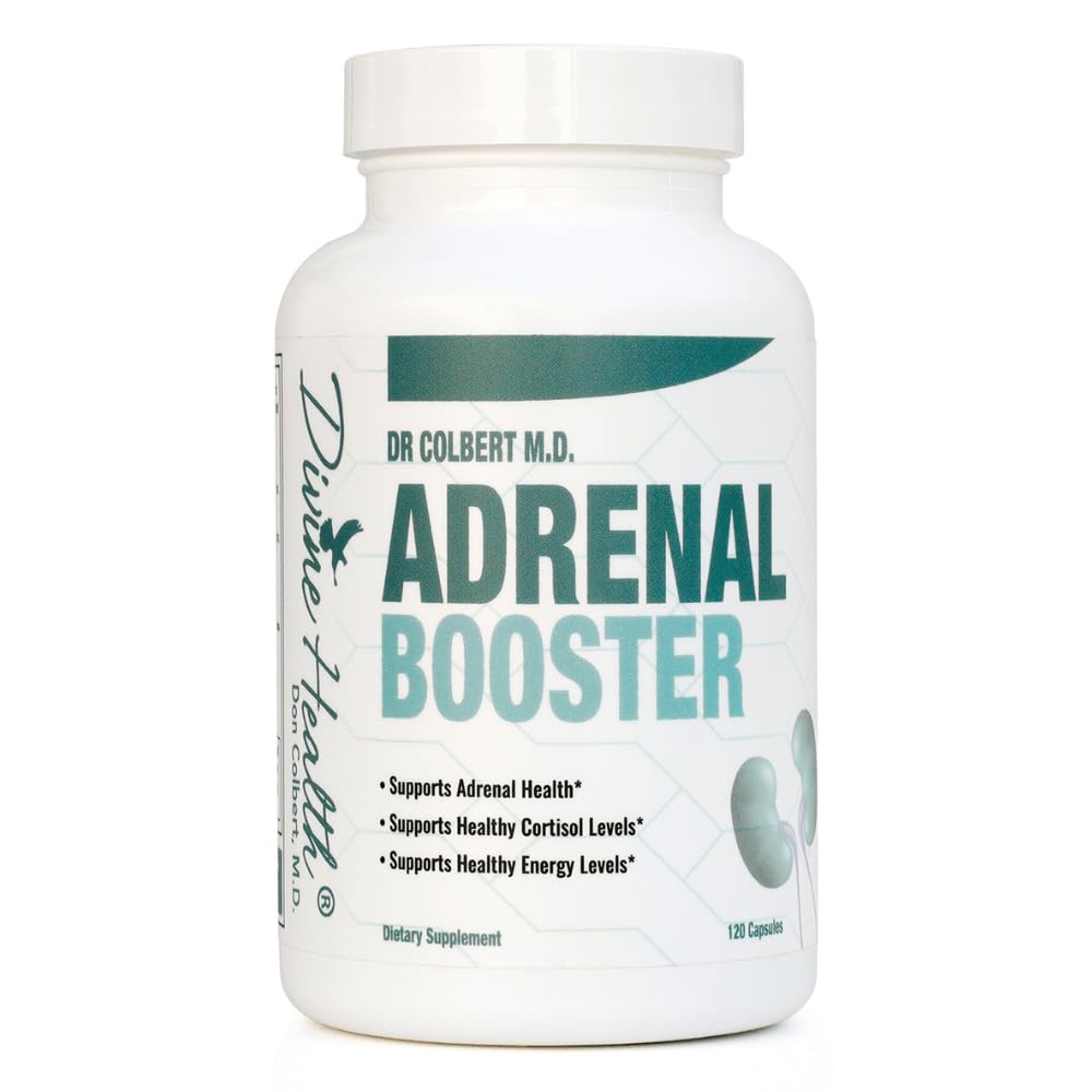 Divine Health Dr. Colbert, MD Adrenal Booster Capsule, 120 Capsules