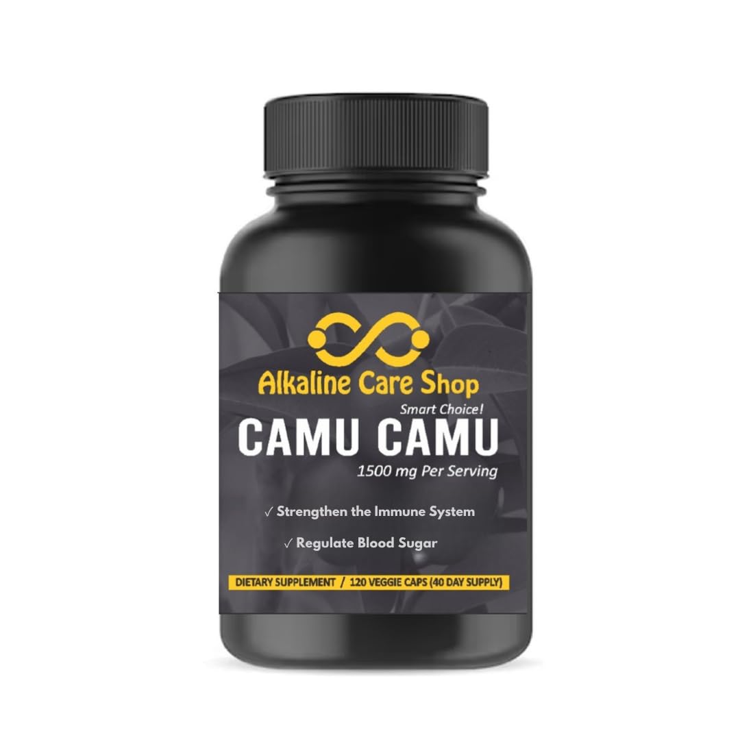 Alkaline Care Vitamin C from Camu Camu 1500mg Capsules, 120 Veggie Capsules