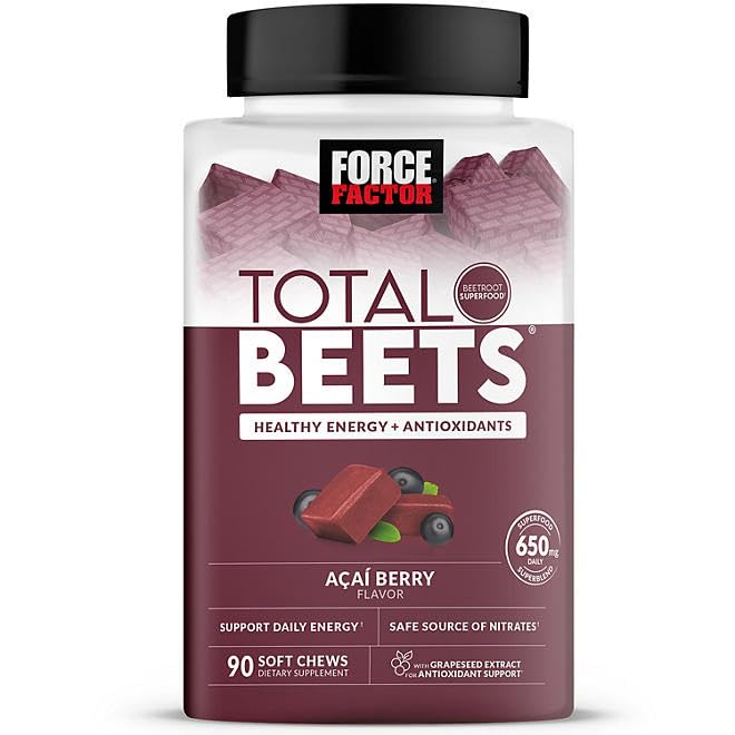 evsemo Total Beets Beet Root Superfood Soft Chews 90 Count