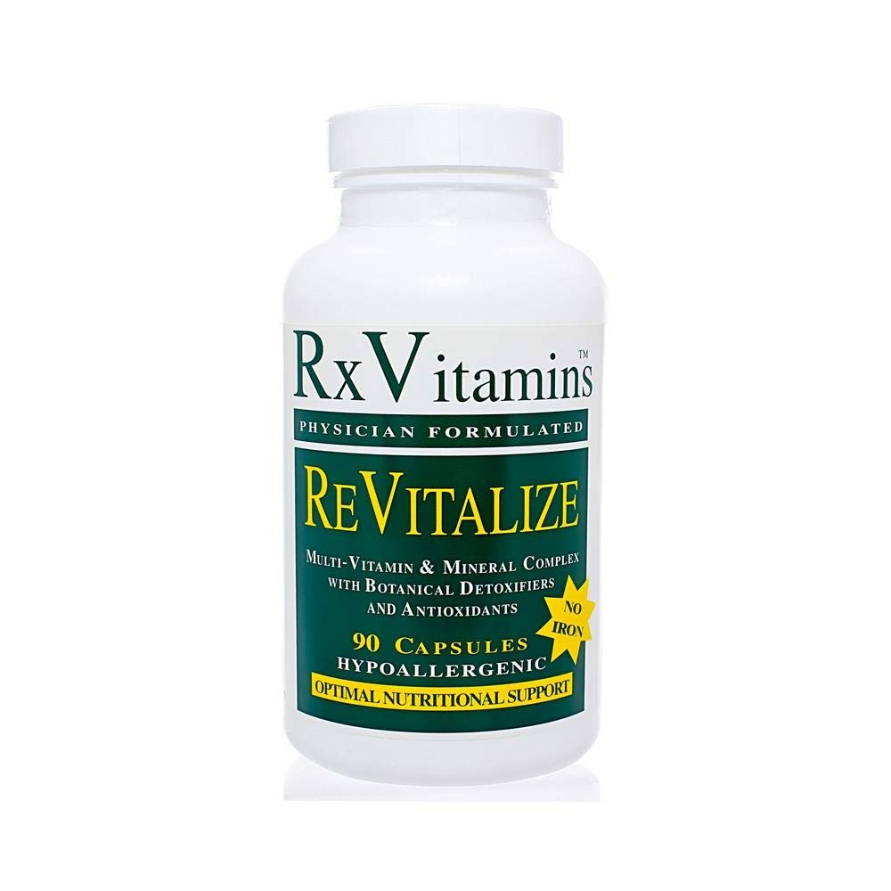 Rx Vitamins ReVitalize Iron Free Capsules 90 Count