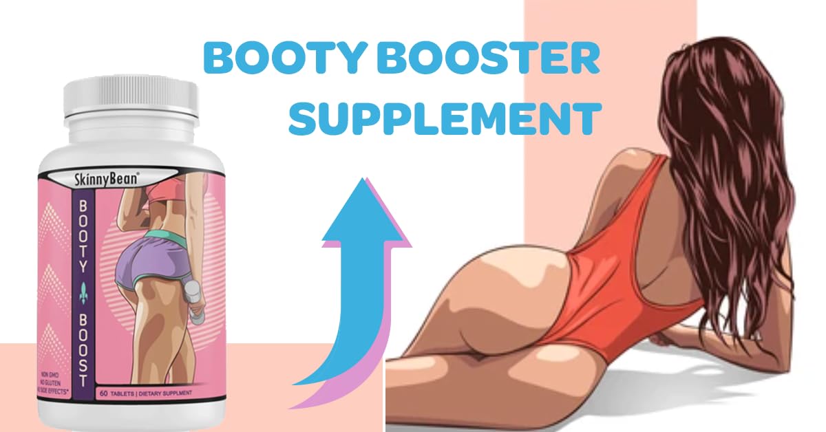Skinny Bean The Natural Booty Booster Butt Growth Supplement Capsule 1 Count
