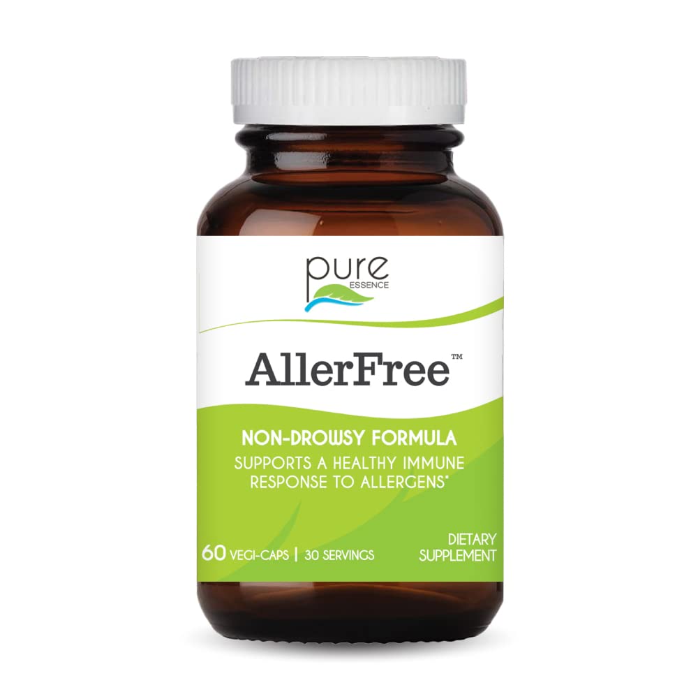 Pure Essence Labs AllerFree Natural Allergy Support Supplement Capsule 60
