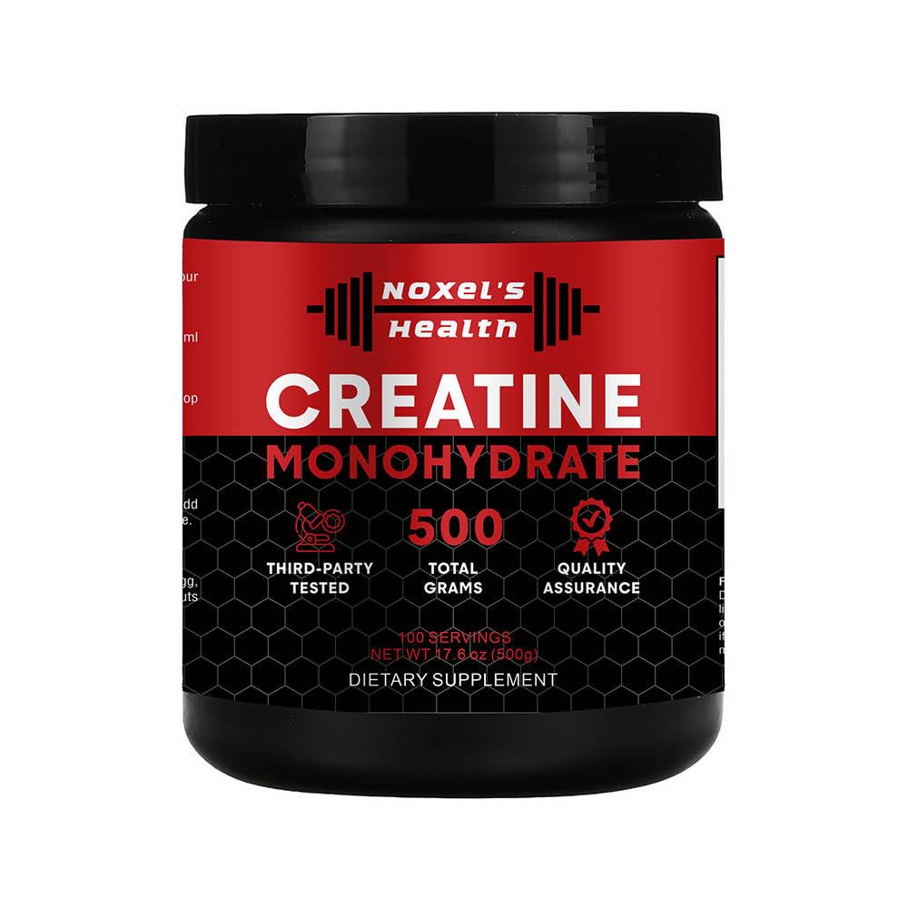 Noxel's Health Creatine Monohydrate Powder, 17.6 oz
