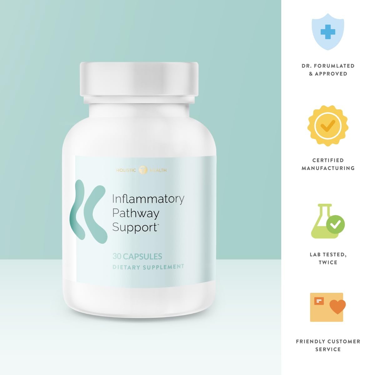 Holistic Health Inflammatory Pathway Support™ 60 Capsules
