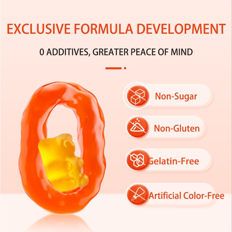 Geetop Vitamin B-Complex 8in1 Gummies, 60 Count