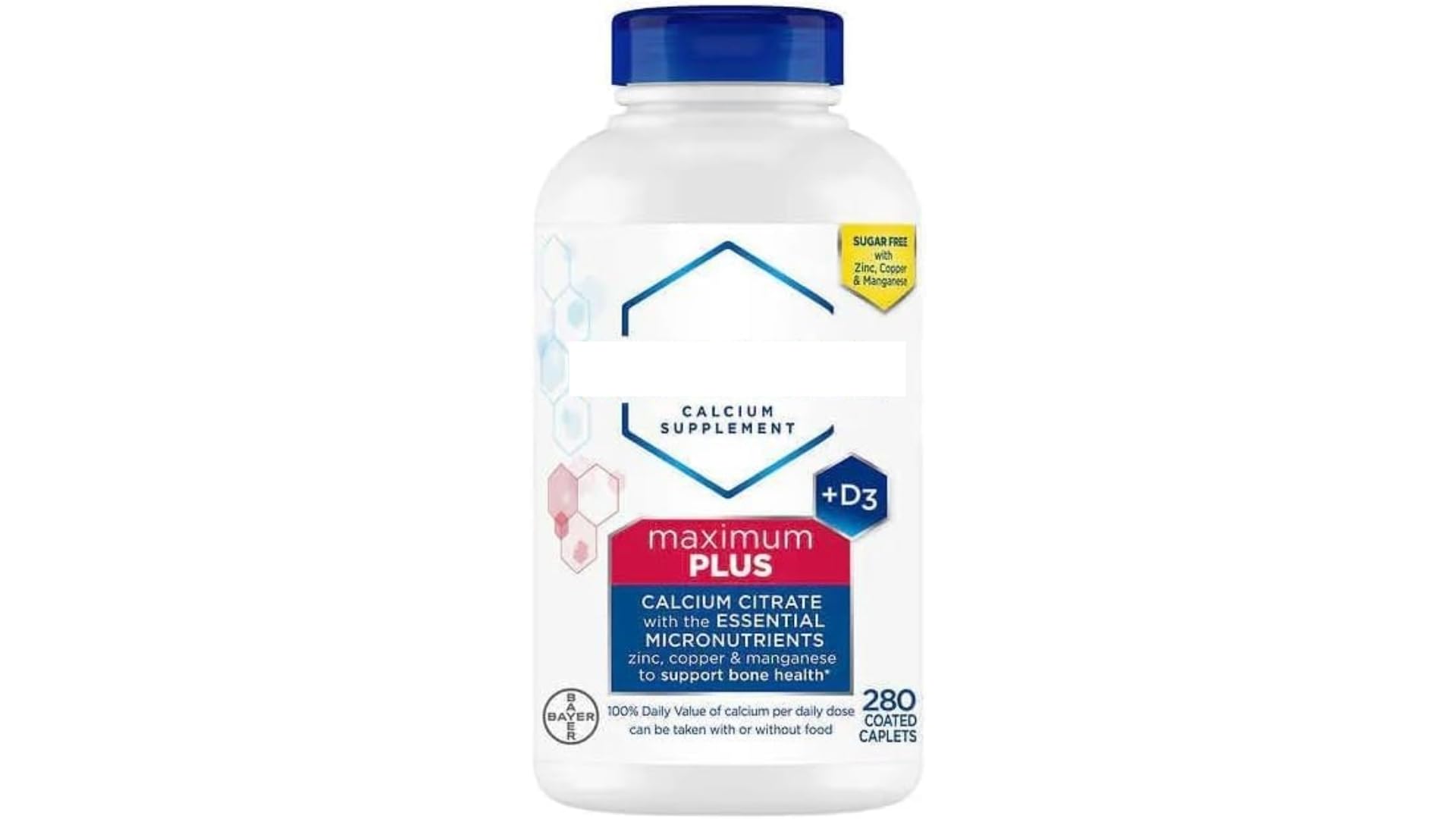 Elesbão 22 Cita Maximum Plus Calcium Citrate + D3 Tablet, 280 Count
