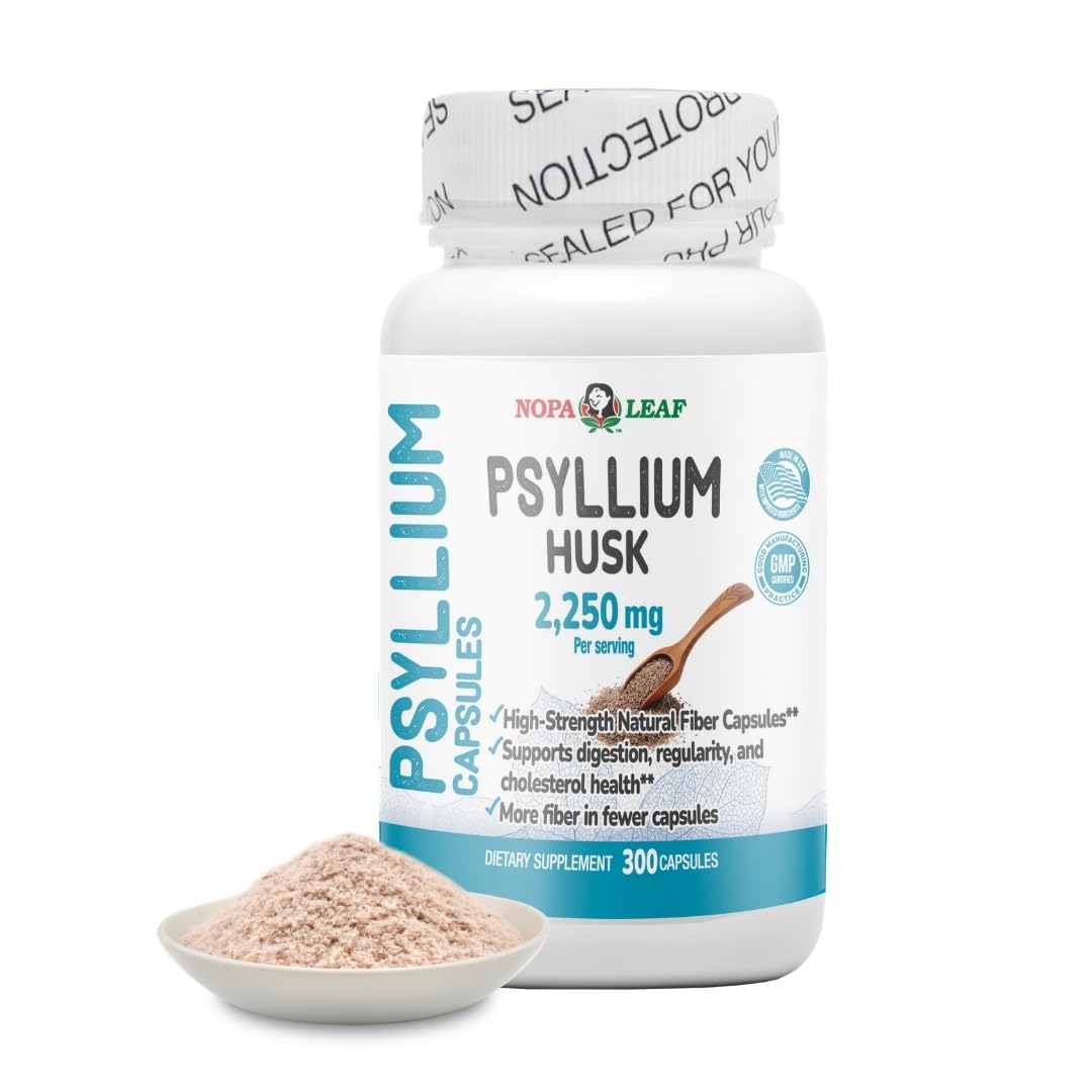 Nopalina NOPA Leaf Psyllium Husk Capsules 300