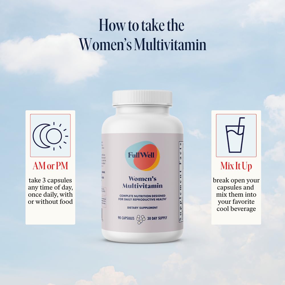 FullWell Women's Multivitamin Capsule, 90 Capsules
